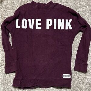 PINK Victoria's Secret Maroon Sweatshirt